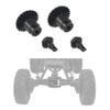 FCX24 RC Car Gear,4PCS Metal Harden Steel Gear Set Part for FMS 1/24 FCX24 RC Power Wagon Xiaoqi RC Car Metal Gear Part(Black) view 1