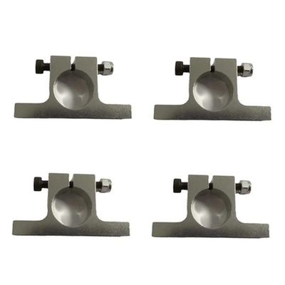 VGVCTX 4PCS Aluminum Alloy T-Shaped Pipe Clamp 12mm/14mm Carbon Tube Clip Holder Motor Mount Fixed Base for RC Drone Quadcopter Parts (Color : 14mm)