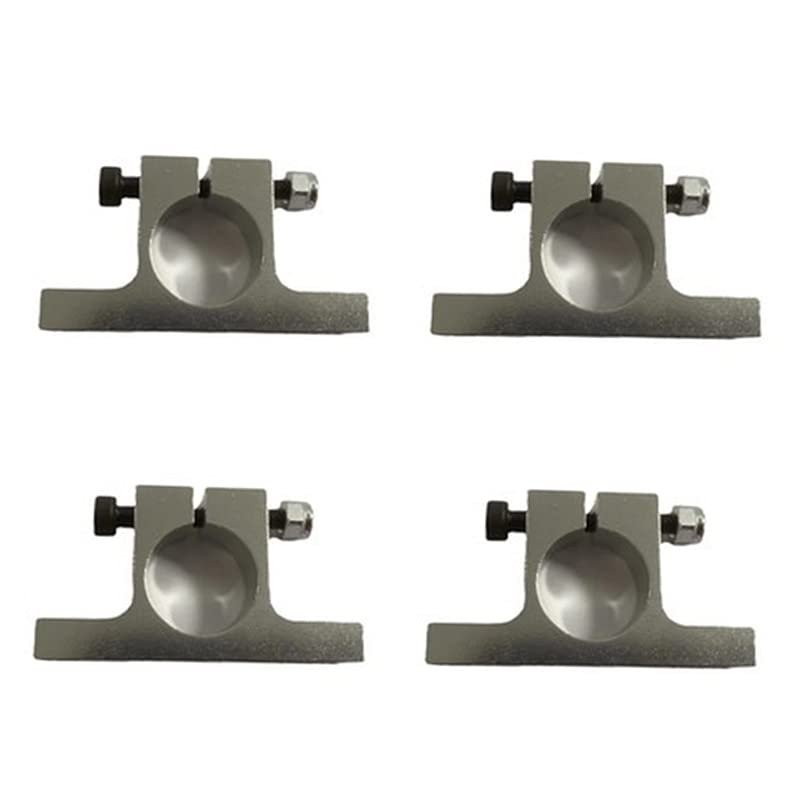 VGVCTX 4PCS Aluminum Alloy T-Shaped Pipe Clamp 12mm/14mm Carbon Tube Clip Holder Motor Mount Fixed Base for RC Drone Quadcopter Parts (Color : 14mm)