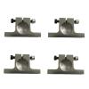 VGVCTX 4PCS Aluminum Alloy T-Shaped Pipe Clamp 12mm/14mm Carbon Tube Clip Holder Motor Mount Fixed Base for RC Drone Quadcopter Parts (Color : 14mm) view 1