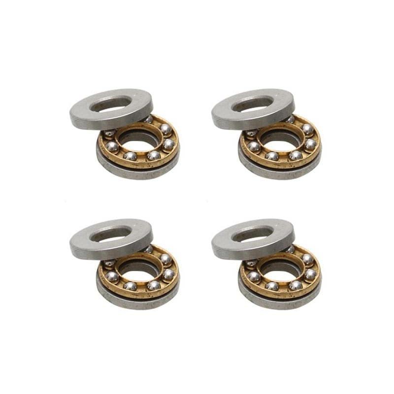 VGVCTX 4Set 3MM 4MM 5MM Hard Flexible Shaft Lubricated Bearings Flat Ball Axletree Protective for Remote Electric Control Boat Model (Color : 4mm)