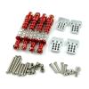 VGVCTX Metal Adjustable Shock Absorbers + Shock Mount for WPL C14 C24 MN D90 D91 D99S RC Car Modification Parts (Color : Green) view 2