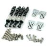 VGVCTX Metal Adjustable Shock Absorbers + Shock Mount for WPL C14 C24 MN D90 D91 D99S RC Car Modification Parts (Color : Green) view 3