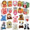 ATFUNSHOP Valentines Day Gifts for Kids 30 Pack with Animal Plush Toys Gift Card in Bulk Exchange for Girls Boys Class Classroom view 1