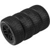HIRCQOO 17mm Hex Hub 4.40''OD Rubber Tires & Plastic Wheel Rim w/Foam Compatible with 1/8 Arrma Python Kraton Redcat Kyosho Traxxas Sledge Losi HPI 1/8 Off-Road RC Buggy (T Style) view 2
