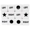 Ahoper Right Left Center Dice Only 12 Dices Prime Dice Game six Sided 16mm Standard Size, Easy to Grip view 1