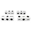 Ahoper Right Left Center Dice Only 12 Dices Prime Dice Game six Sided 16mm Standard Size, Easy to Grip view 2