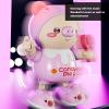 LBEC Dancing Pig Music Toy, Soft Lighting Early Education Rounded Corner Adorable Electronic Dancing Pig Clear Sound Safe Play for Home Use (Pink) view 3