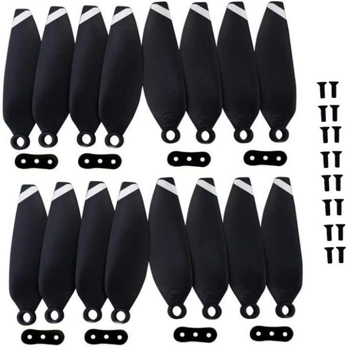 Accessories 16PCS Propeller for HS175D X500pro X650 Ruko F11 MINI Bwine F7 MINI Aerial Photography Folding Quadcopter, Spare Parts for RC Drone Blades