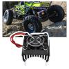 Create idea RC Motor Heat Sink with Cooling Fan for 540 550 3650 3660 RC Model Car Motor Remote Control Car Replacement Part Aluminum Alloy Silver view 3