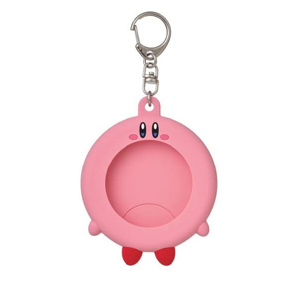 Ensky Kirby Star Discovery Can Badge Cover, Approx. 3.7 x 3.0 x 0.6 inches (95 x 75 x 15 mm), Silicone Rubber, M
