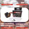 HOPLEX RC Servo EMAX Steering Servo with Mount Bracket, Arm, and Steering Link Set for RC Car Boat Model Parts Axial SCX24 Upgrade Parts (Black) view 2