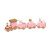 Christmas Wooden Train Rail Winter Wonderland Train Mini Train Decor Set Christmas Decoration Snowman Wood Train Sets Christmas Ornament Toy for Christmas Party, Kids and Adults Gift, Home Decor view 1