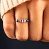 STORYJEWELLERY Daughter Ring, 925 Sterling Silver Fidget Ring, Daughter Gifts, Anxiety Rings for Women, Birthday Valentines Day Gifts for Adult Daughters, Spinner Ring, Spinning Stress Rings, Size 11 view 3