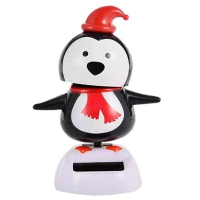 Solar Dancing Santa Claus - Shaking Doll Dancing Toys, Theme Car Dashboard Doll Ornament, Dancing Penguin Figurine Toy for Car Interior Home Desk Decorations