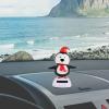 Solar Dancing Santa Claus - Shaking Doll Dancing Toys, Theme Car Dashboard Doll Ornament, Dancing Penguin Figurine Toy for Car Interior Home Desk Decorations view 3