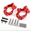 GTBRacing CNC Aluminum C-Hub Metal 1/5 RC Car LOSI 5ive -T C Hub Set Upgrade Parts (Red) view 2