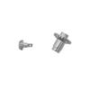 Palumma 2 Sets FCX24 gear set, metal gear parts upgrade parts bridge teeth steel teeth Set for FMS 1/24 FCX24 RC Crawler Car Upgrade Parts (Silver) view 4