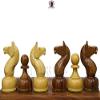 4" Tal Soviet Grandmaster Antique Reproduction 1960's Soviet Tournament Weighted Chess Pieces Only view 4