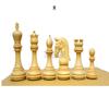 3.7" Imperial Staunton Chess Set | Luxury Chess Pieces Only | Double Weighted with 2 Extra Queens |Royal Chess Pieces Gift for him or her view 2