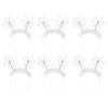 minkissy Christmas Decor 6pcs Snowflakes Head Boppers Christmas Snowflake Headband Snowflake Hair for Christmas Party Cosplay Supplies Girls Headbands view 1