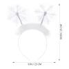 minkissy Christmas Decor 6pcs Snowflakes Head Boppers Christmas Snowflake Headband Snowflake Hair for Christmas Party Cosplay Supplies Girls Headbands view 3