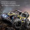 QIYHBVR RC Cars, 40KM/H High Speed 4WD 1:18 Scale Electric Waterproof Truggy Remote Control Off Road Monster Truck, RTR All Terrain Toys for Kids and Adult view 2