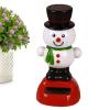 Solar Powered Swinging Toys, Cute Solar Dancing Toy, Cute Car Shaking Head Doll Elk Santa Penguin Swing Figurines for Car Window Decorations Shakven view 1