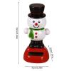 Solar Powered Swinging Toys, Cute Solar Dancing Toy, Cute Car Shaking Head Doll Elk Santa Penguin Swing Figurines for Car Window Decorations Shakven view 4