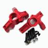 for Losi Rock Rey LOS234013 Aluminum Red Front Knuckle Arms Steering Spindle view 2