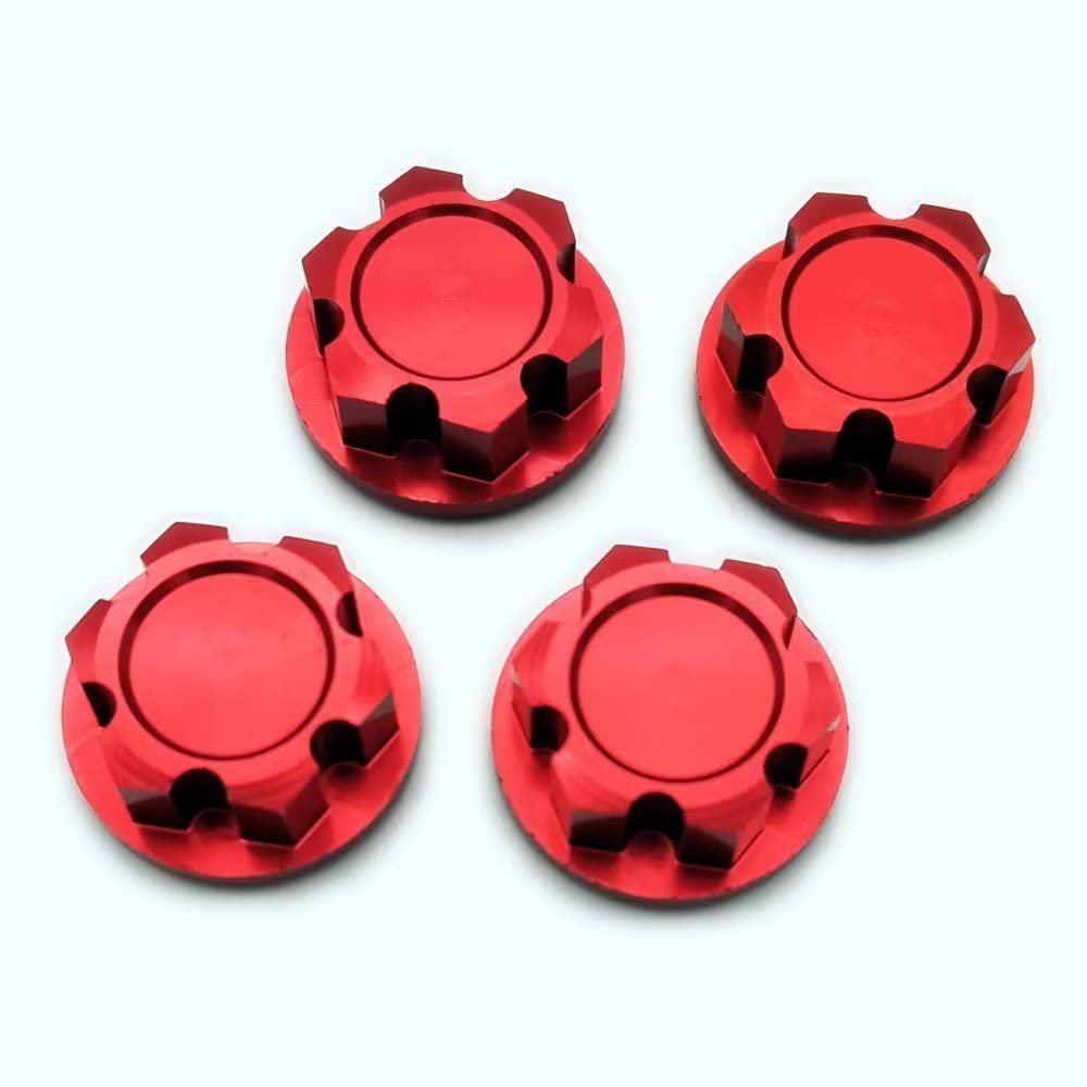 for Traxxas 1/5 X Maxx X-Maxx 7758 Red Aluminum Wheel Nuts Wheel Locker 17mm