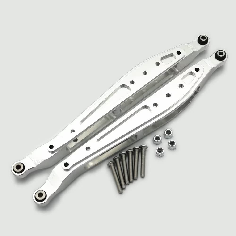 for Axial 1/10 RBX10 Ryft AXI234023 Aluminum Rear Trailing Arm Silver