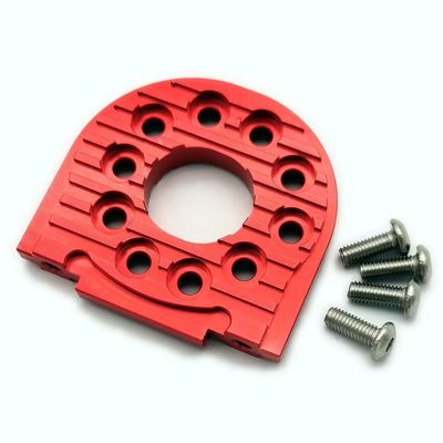 for Tamiya TT02 D9 Aluminum Adjustable Motor Mount 16T-25T Red