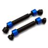 for Axial 1/10 RBX10 Ryft AXI232051 AXI232052 Hard Steel Main Driveshaft Front and Rear view 1