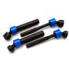 for Axial 1/10 RBX10 Ryft AXI232051 AXI232052 Hard Steel Main Driveshaft Front and Rear view 2