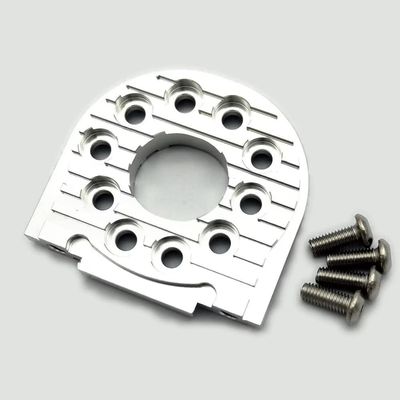 for Tamiya TT02 D9 Aluminum Adjustable Motor Mount 16T-25T Silver