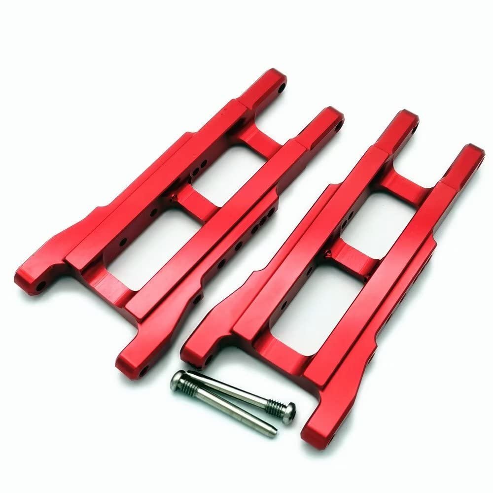 for Traxxas Slash 4x4 Rustler Stampede XO-1 3655X Red Aluminum Front or Rear Suspension Arms