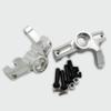 for Losi Rock Rey LOS234013 Aluminum Silver Front Knuckle Arms Steering Spindle view 1