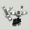 for Losi Rock Rey LOS234013 Aluminum Silver Front Knuckle Arms Steering Spindle view 3