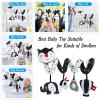 FATI Car Seat Toys for Babies 0-6 Months, Black and White High Contrast Baby Spiral Carseat Toy for Infant 0-3, 3-6 Newborn, Stroller Toys for 0 3 6 9 12 Months Baby Ideal Gift view 2