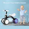 Colorful Lighting Baby Balance Bike Toys for 1 Year Old Boy Gifts, 10-36 Month Toddler Balance Bike, No Pedal 4 Silence Wheels&Soft Seat First Riding on Toys, One Year Old Boy Birthday Gifts. view 2