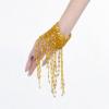 Belly Dance Wrist Arm Bracelets Beautiful Belly Dance Hand Decoration For Show And Celebration view 4
