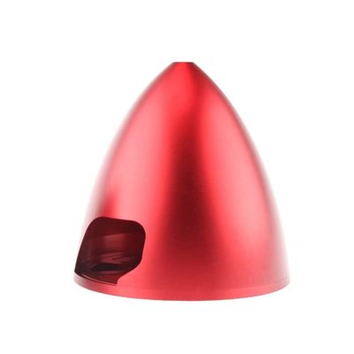 DKNTZO RC Propeller Spinner, 1 Pcs 2 Blades 3.5" Inch 89MM Anodized CNC Aluminum Drilled RC Red/Blue/Black Propeller Spinner Cone for DLE EVO Engine Airplane Plane Accessories (Color : 1 PC Red)