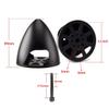 DKNTZO RC Propeller Spinner, 1 Pcs 2 Blades 3.5" Inch 89MM Anodized CNC Aluminum Drilled RC Red/Blue/Black Propeller Spinner Cone for DLE EVO Engine Airplane Plane Accessories (Color : 1 PC Red) view 4