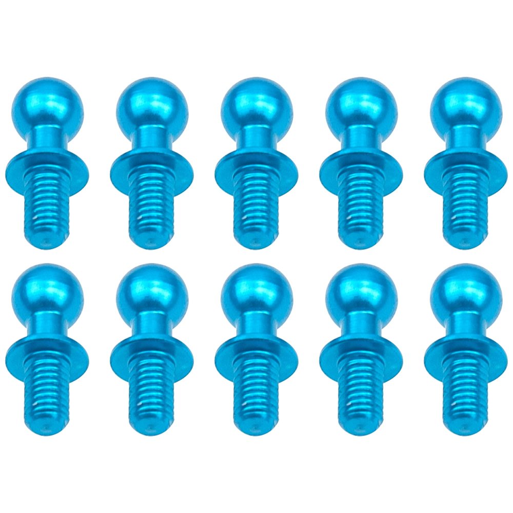 10Pack ShareGoo Metal M3 Ball Head Screw Tie Rod Bolts Shock Absorbers Ball Mounts Compatible with Tamiya TT01 TT02 Sakura D5 1/10 RC Car