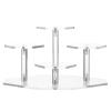 STOBAZA 2pcs Transparent Ladder Display Rack Jewelry Holder Stand Cake Stand Hexagonal Small Display Riser Action Figure Display Case Perfume Organizer Figure Stand Acrylic Doll Cosmetic view 2