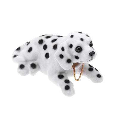 Cute Cartoon Dog Dashboard Ornament Shaking Head Car Decoration Resin Figure for Cars Home Office Display for Dog Lovers