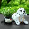 Cute Cartoon Dog Dashboard Ornament Shaking Head Car Decoration Resin Figure for Cars Home Office Display for Dog Lovers view 3