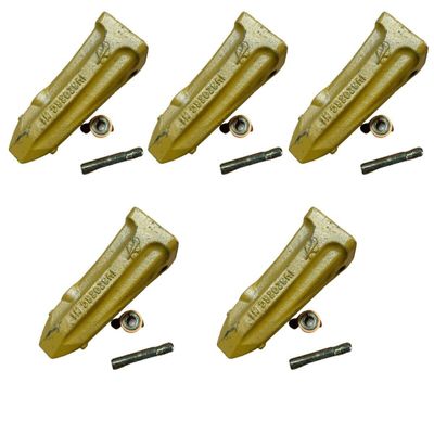 5 PK 1U3202RC J200 Rock Bucket Teeth,Tooth with PIN Retainer 8E6209 8E6208 FITS for Caterpillar CAT Bucket Teeth 1U3202 J200 (TE Rock 1U3202 5PK)