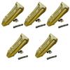 5 PK 1U3202RC J200 Rock Bucket Teeth,Tooth with PIN Retainer 8E6209 8E6208 FITS for Caterpillar CAT Bucket Teeth 1U3202 J200 (TE Rock 1U3202 5PK) view 1